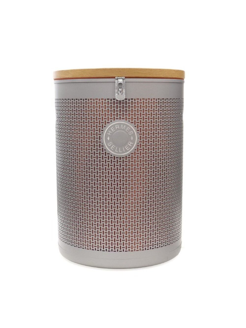 Hermes Saddle Box Carousel Aluminum H Motif